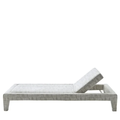 Lettino da sole in tessuto morbido Moonlight di Paola Navone Otto Studio