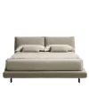 Letto Beverly 905 in pelle beige