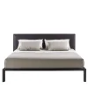Letto in pelle Milano Brown