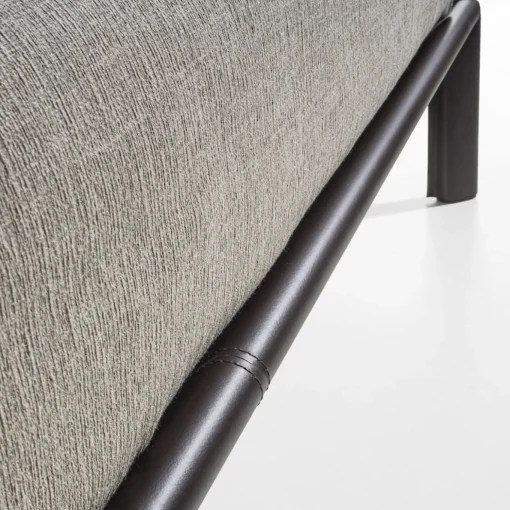 Letto in pelle Milano Brown