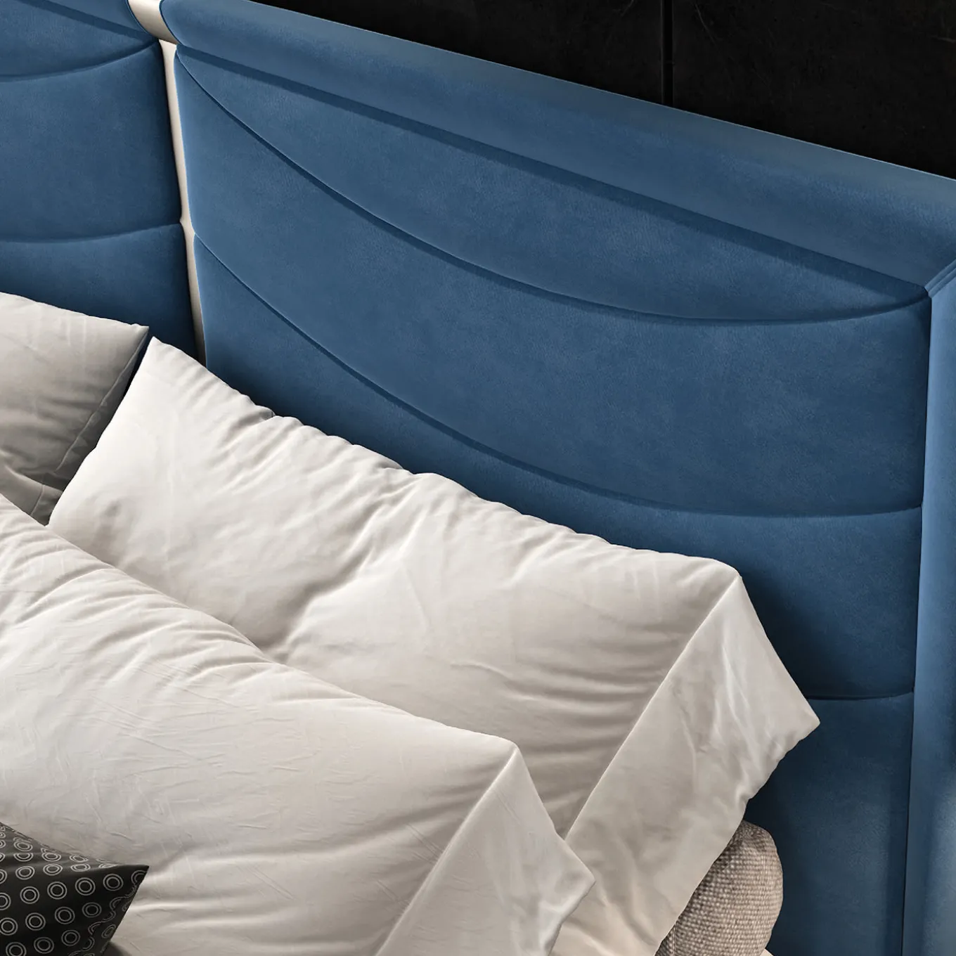 Letto matrimoniale Deseo Blue