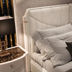 Letto matrimoniale James Beige