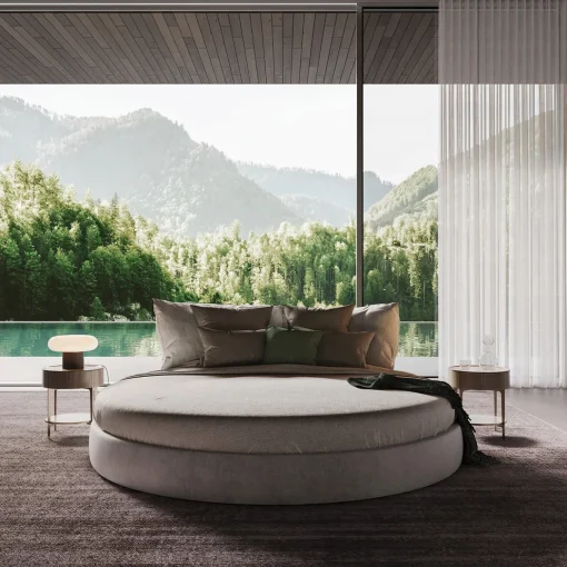 Letto Timeo Round di Studio Angeletti Ruzza