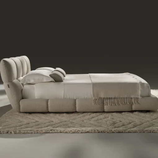 Letto Venezia in Tessuto Beige
