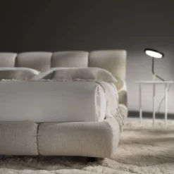 Letto Venezia in Tessuto Beige