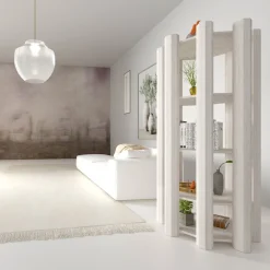 Libreria Federico in Marmo Bianco Di Sissy Daniele