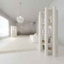 Libreria Federico in Marmo Bianco Di Sissy Daniele