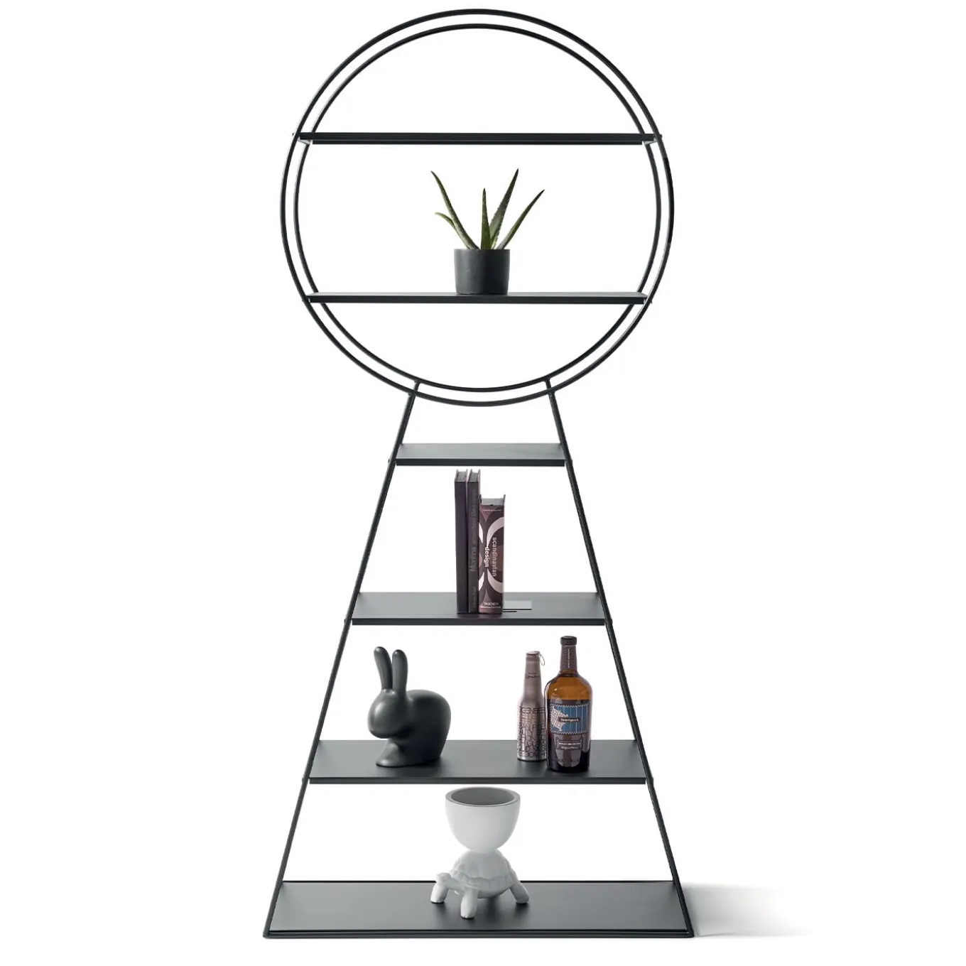 Libreria Key In Metallo Nero