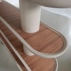 Libreria Mina 220 a 4 ripiani color greige