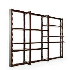 Libreria Modulare in Legno Marrone "Ritmica" di Storagemilano