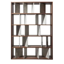 Libreria Moscova in colore moka