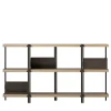Libreria Zigzag a 2 ripiani in Durmast e bronzo di Konstantin Grcic