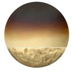 Light&Shade 60 Lampada da parete in ottone di Adele Martelli