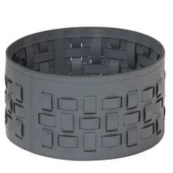 Lisbona 6 Cesto rotondo grigio