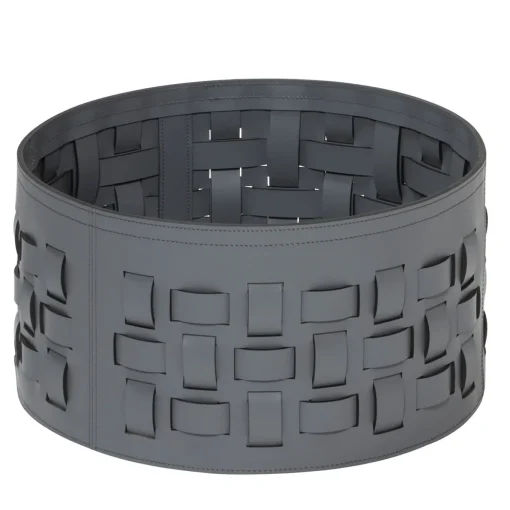 Lisbona 6 Cesto rotondo grigio