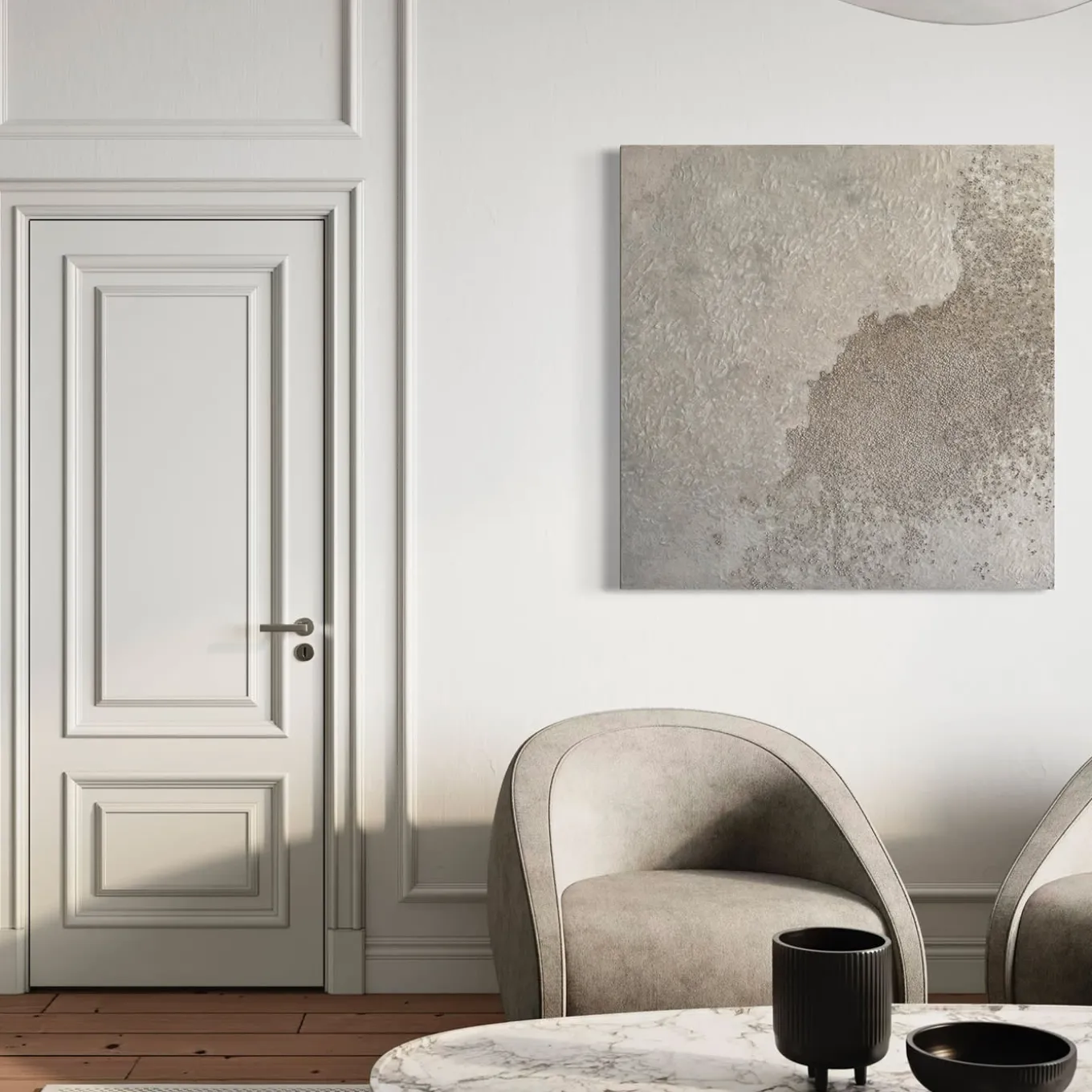 Litorale-Confini Pittura in resina testurizzata