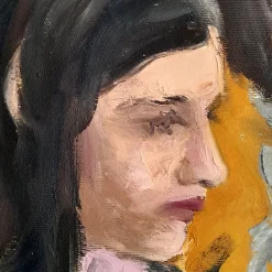 London Eye Pittura olio su cotone