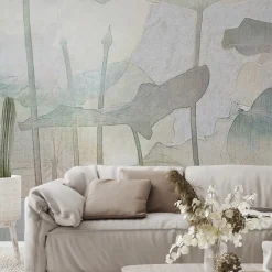 Lotus Leaves Botanika Carta da parati