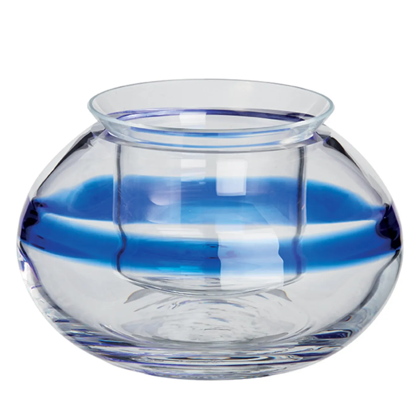 Lumino Portacandele Blu