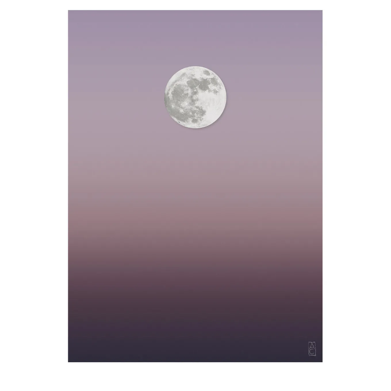 Luna d'argento 01 Stampa