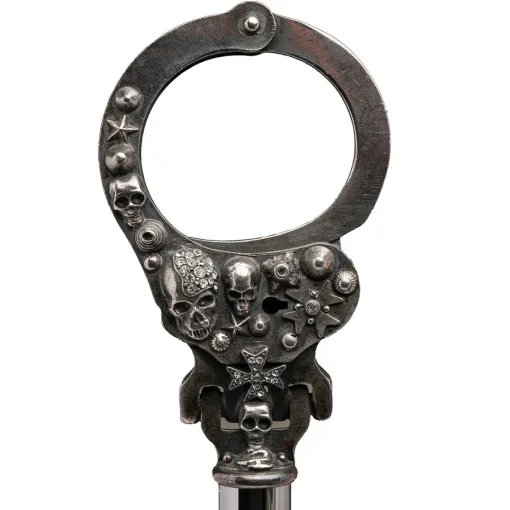 Manette con teschi calzascarpe