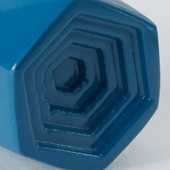 Maniglia blu lucida Prisma di Nicole Valenti