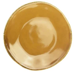 Materia Set di 6 piatti da portata rotondi arancio-pesca