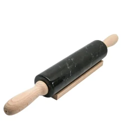 Mattarello in marmo nero