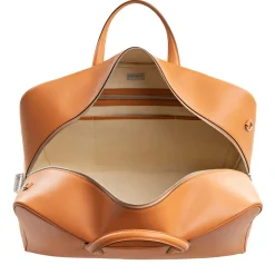 Maxi borsa da weekend in noce