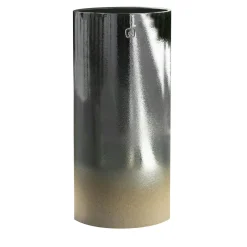 Mayfair Vaso cilindrico in ceramica sfumata nero-tortora