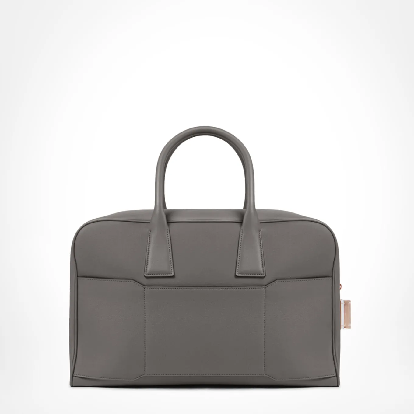 Mini borsa da weekend in Cristallo grigio