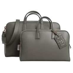 Mini borsa da weekend in Cristallo grigio