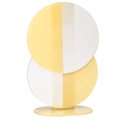 Minima Piccolo specchio da tavolo giallo