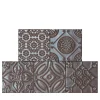 Mix Bronzo Set di 24 piastrelle quadrate