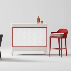 Mobile bar bianco