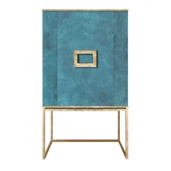 Mobile Bar Marion Turchese e Oro