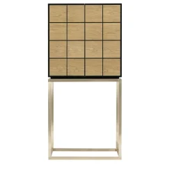 Mobile bar Riesling Rovere grigio spazzolato