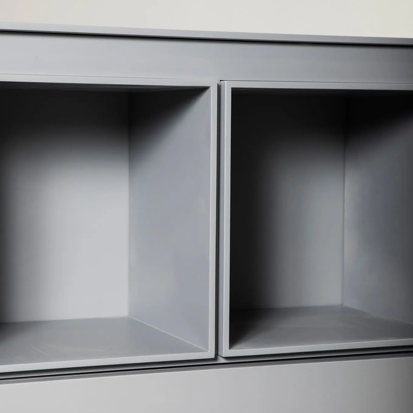 Mobile in Legno Laccato Grigio Opaco #B