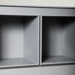 Mobile in Legno Laccato Grigio Opaco #C