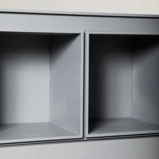 Mobile in Legno Laccato Grigio Opaco #C