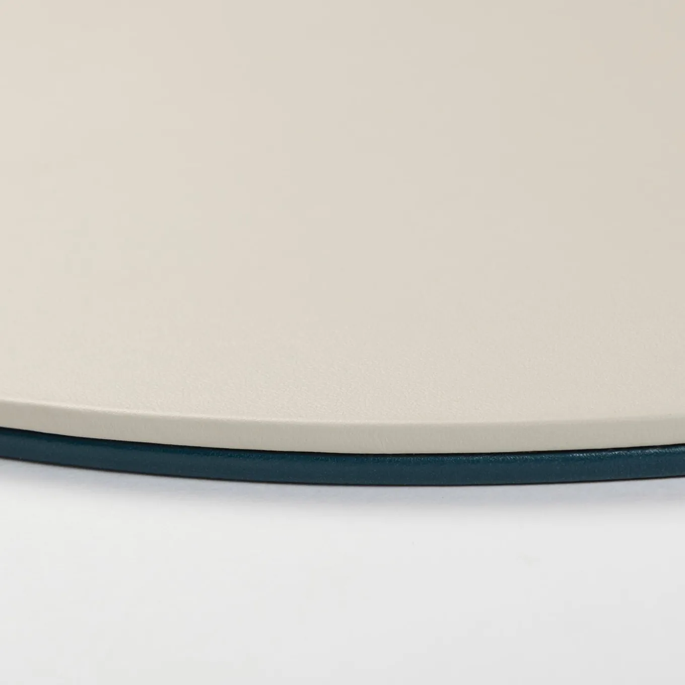 Mondrian Tovaglietta ovale blu Amalfi e bianco Luna