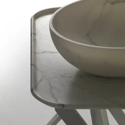 Nabhi Collection Lavabo Bowl N.4 Small in Bianco del Re