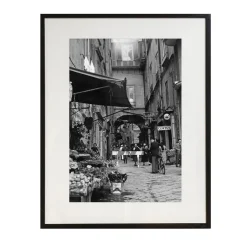 Naples Street - Stampa con cornice di Keystone