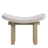 Nara Cocò Desert Storm And White Oak Stool