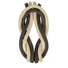 Nodo Murale, decorazione murale beige e marrone