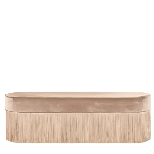 NOOOO Panchina beige con frange