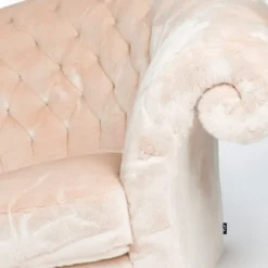 Nuova poltrona Versailles in pelliccia sintetica