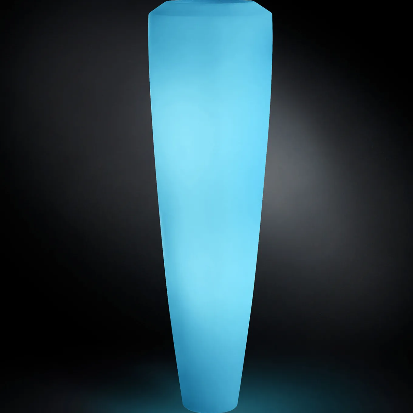 Obice, lampada da terra grande in avorio