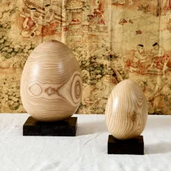Oggetto Decorativo in Legno a Edizione Limitata Uovo n.9