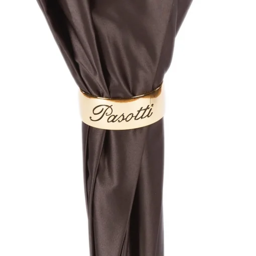 Ombrello colore khaki con fiori e glitter